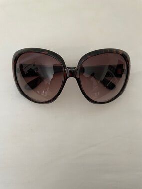 Tortoiseshell Oversized Women’s Sunglasses - Brown Lenses